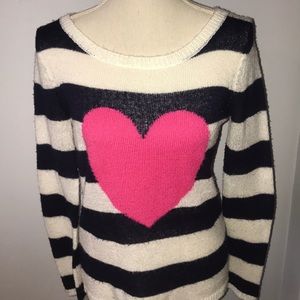pj salvage heart sweater